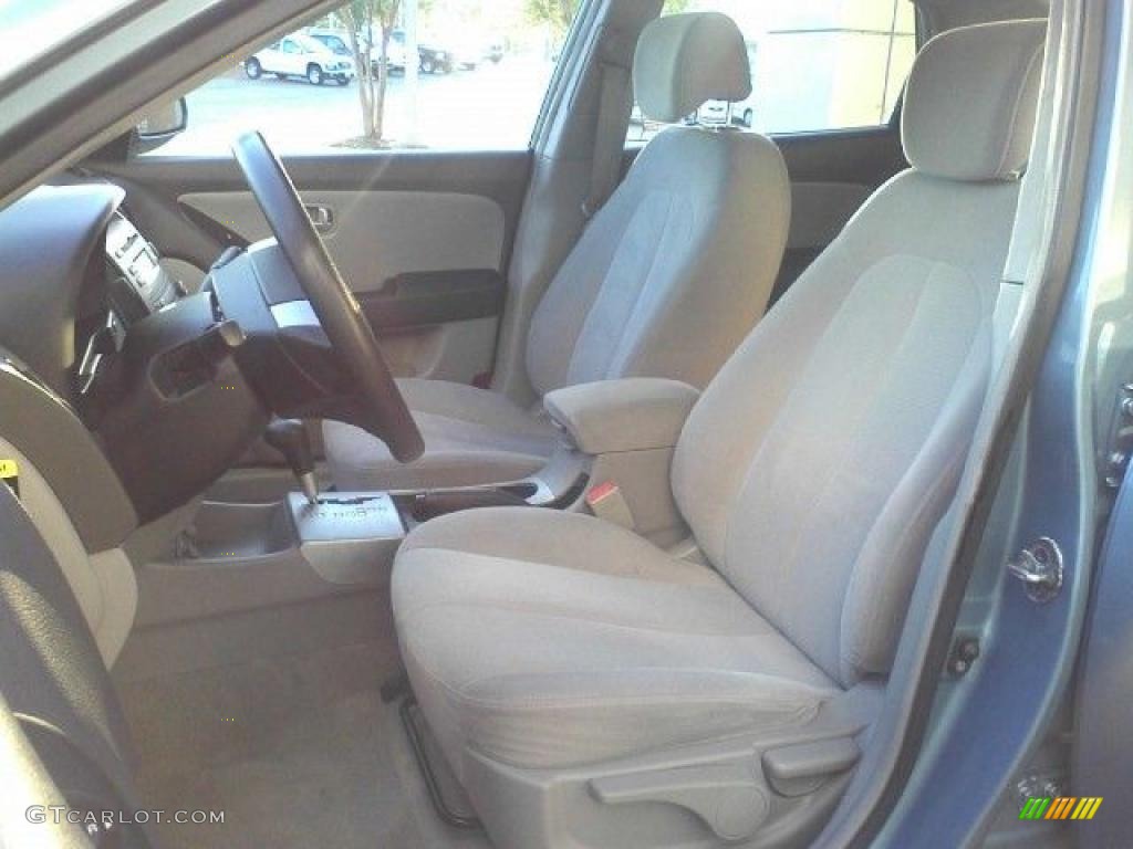 2007 Elantra GLS Sedan - Seattle Light Blue / Gray photo #6