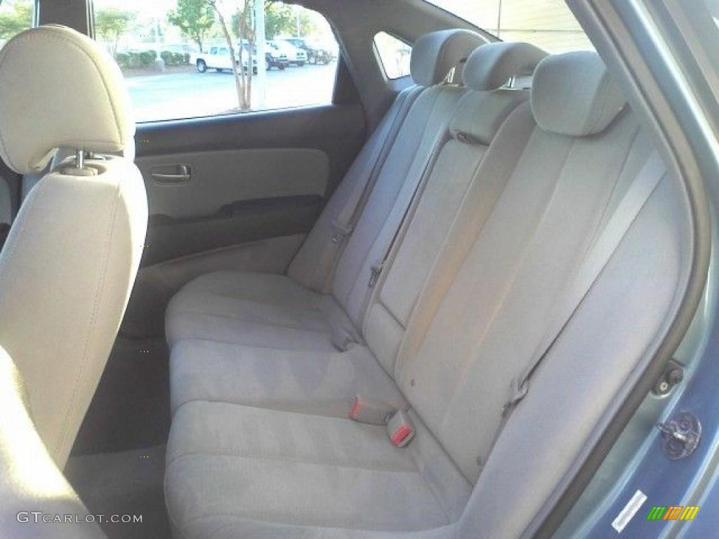 2007 Elantra GLS Sedan - Seattle Light Blue / Gray photo #7
