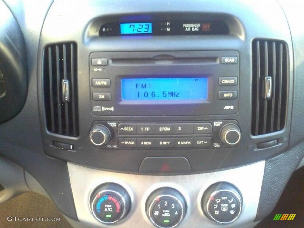 2007 Elantra GLS Sedan - Seattle Light Blue / Gray photo #8