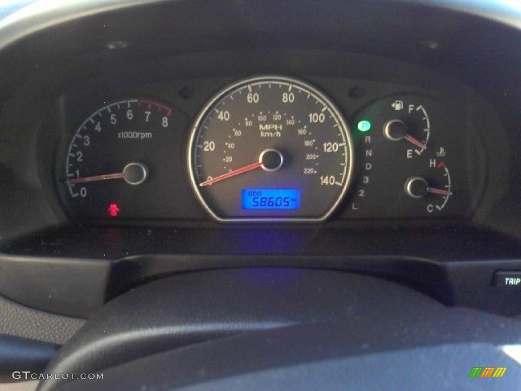 2007 Elantra GLS Sedan - Seattle Light Blue / Gray photo #9