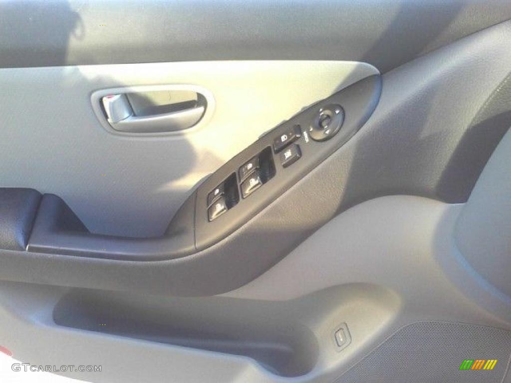 2007 Elantra GLS Sedan - Seattle Light Blue / Gray photo #12