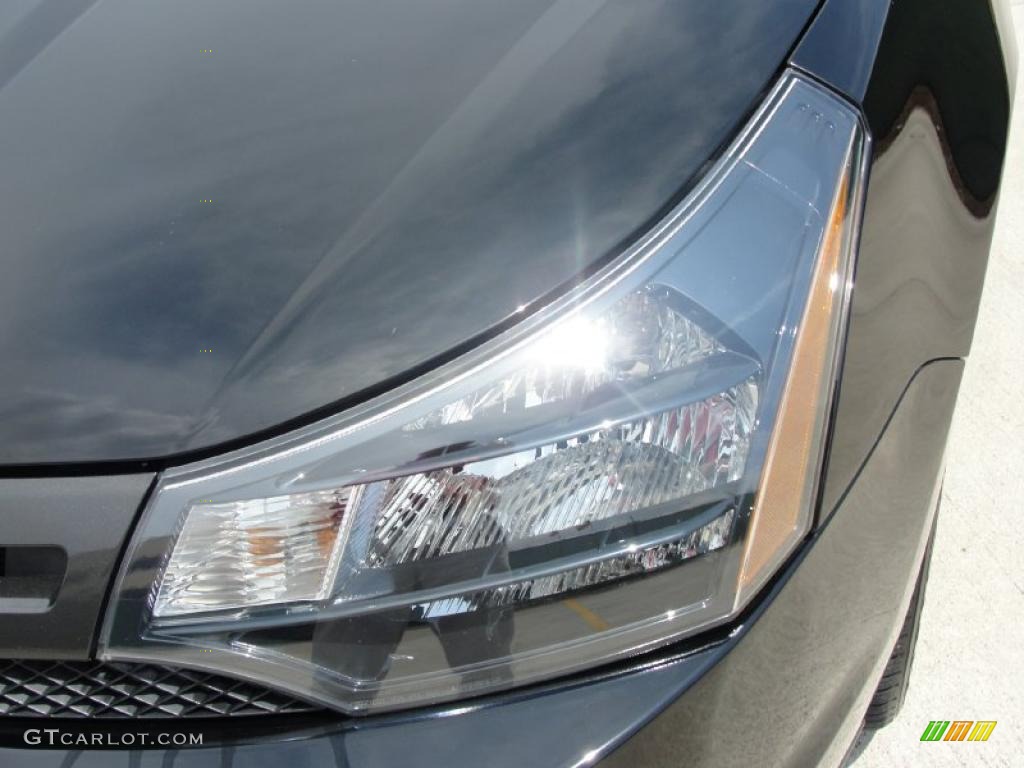 2009 Focus SE Coupe - Ebony Black / Charcoal Black photo #10