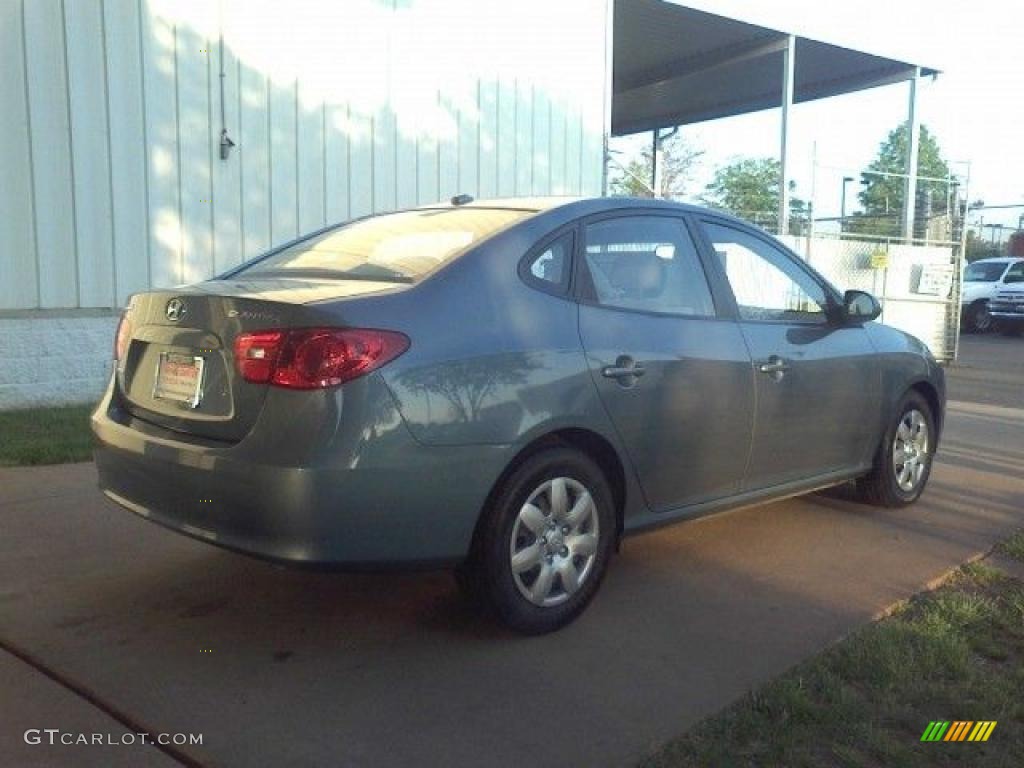 2007 Elantra GLS Sedan - Seattle Light Blue / Gray photo #16