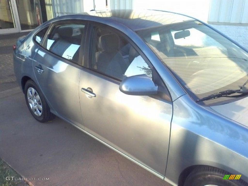 2007 Elantra GLS Sedan - Seattle Light Blue / Gray photo #21