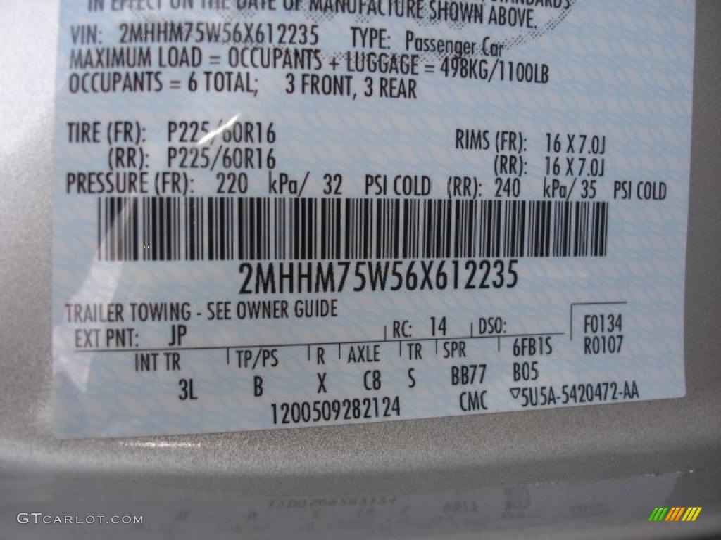 2006 Grand Marquis LS - Silver Birch Metallic / Medium Light Stone photo #15