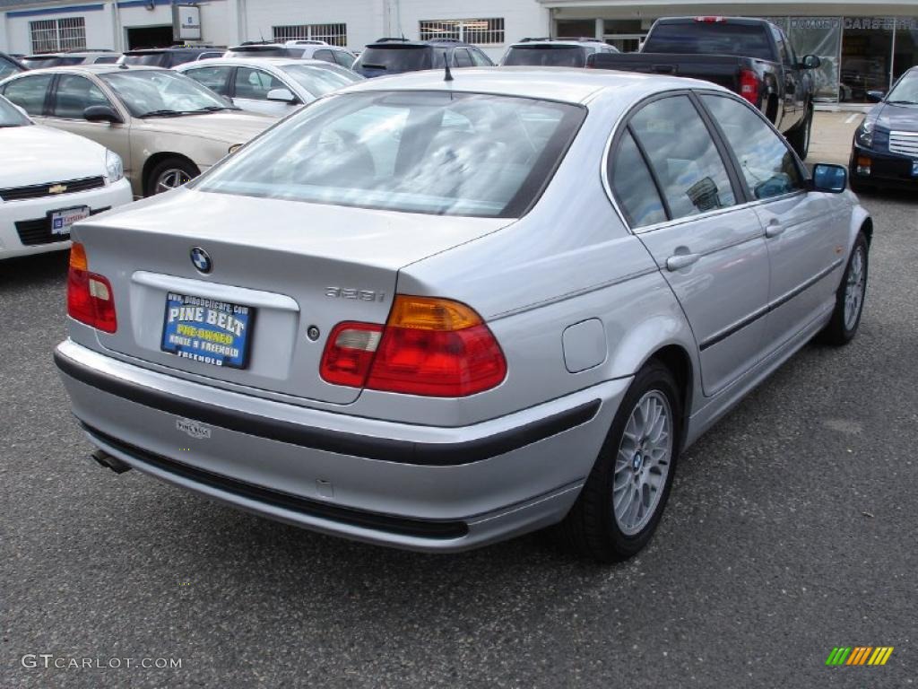 1999 3 Series 328i Sedan - Titanium Silver Metallic / Grey photo #4