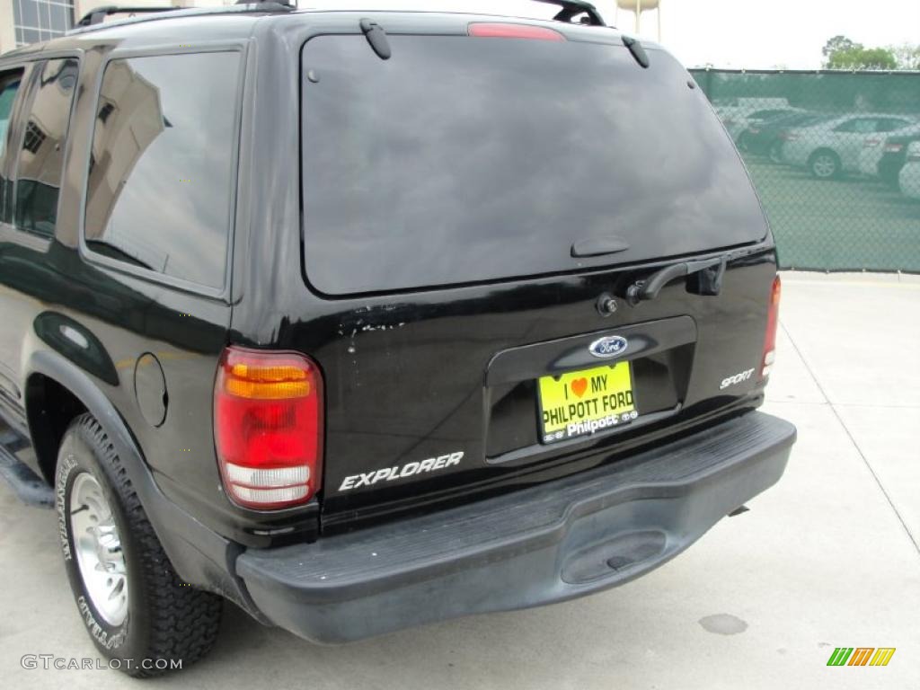 2000 Explorer Sport - Black / Dark Graphite photo #20