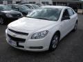 2008 White Chevrolet Malibu LS Sedan  photo #1