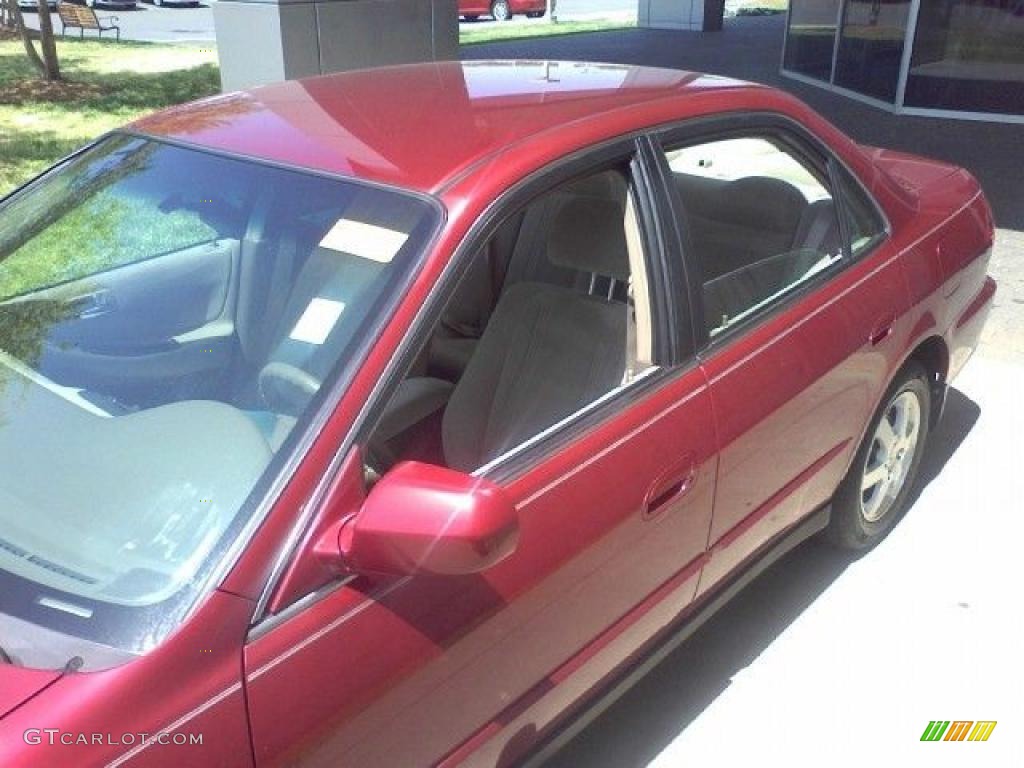 2000 Accord SE Sedan - Ruby Red Pearl / Quartz photo #20