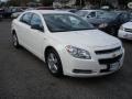 2008 White Chevrolet Malibu LS Sedan  photo #3