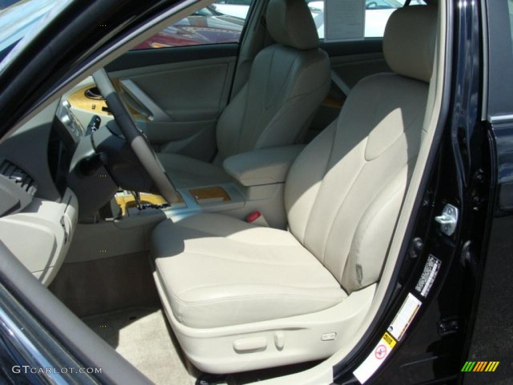 2007 Camry XLE - Black / Bisque photo #8