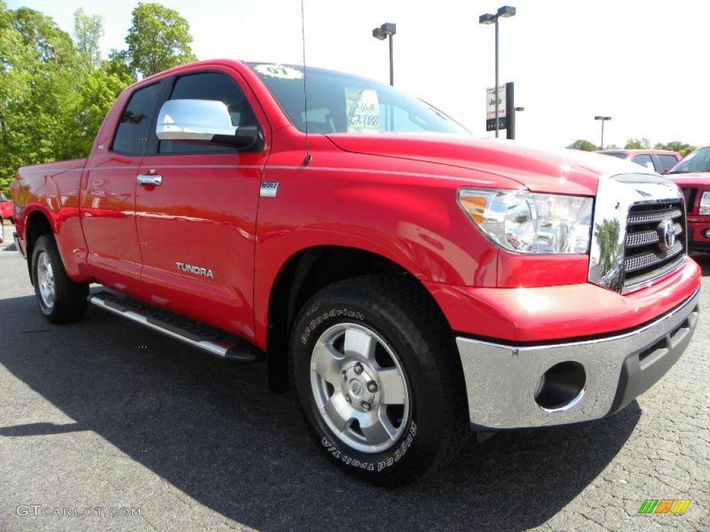 Radiant Red Toyota Tundra