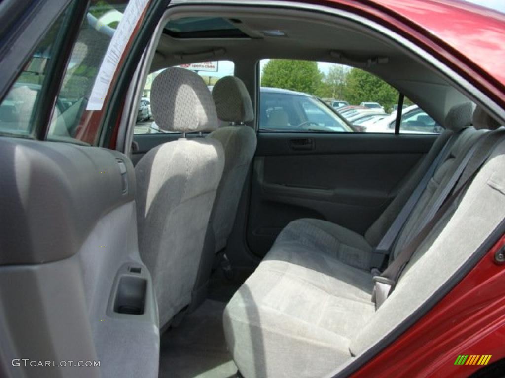 2002 Camry LE - Salsa Red Pearl / Stone photo #13