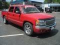 2006 Fire Red GMC Sierra 1500 SLE Crew Cab  photo #4