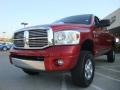 2007 Inferno Red Crystal Pearl Dodge Ram 2500 Laramie Quad Cab 4x4  photo #7