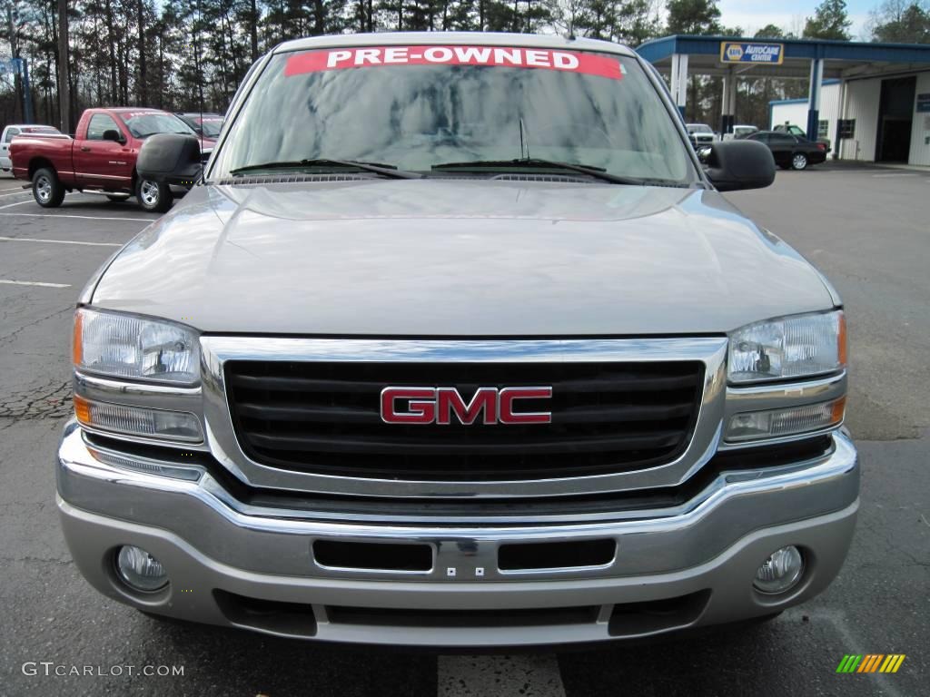2006 Sierra 1500 SLE Crew Cab - Silver Birch Metallic / Pewter photo #5