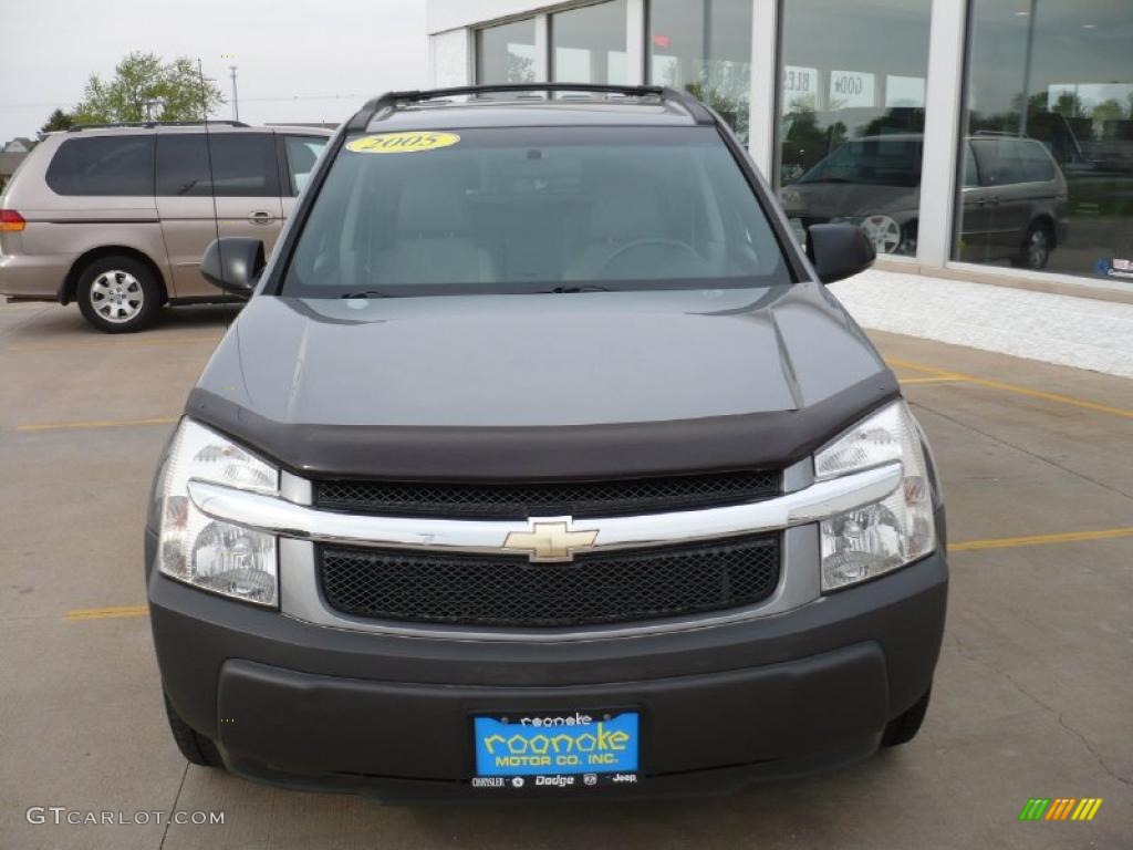 2005 Equinox LS - Dark Silver Metallic / Light Gray photo #3