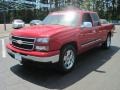 2006 Victory Red Chevrolet Silverado 1500 LT Extended Cab  photo #3