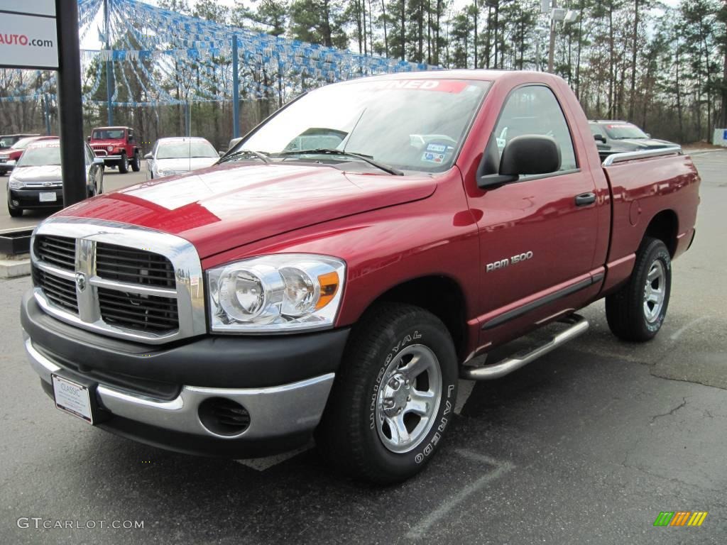 Flame Red Dodge Ram 1500