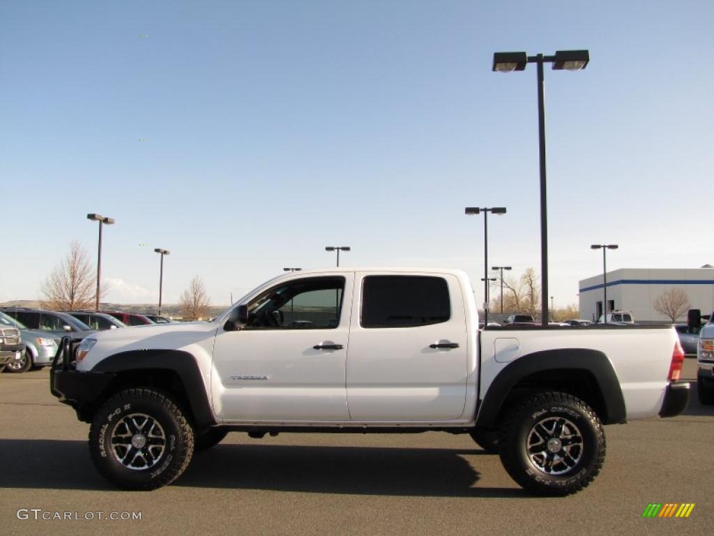 Super White Toyota Tacoma