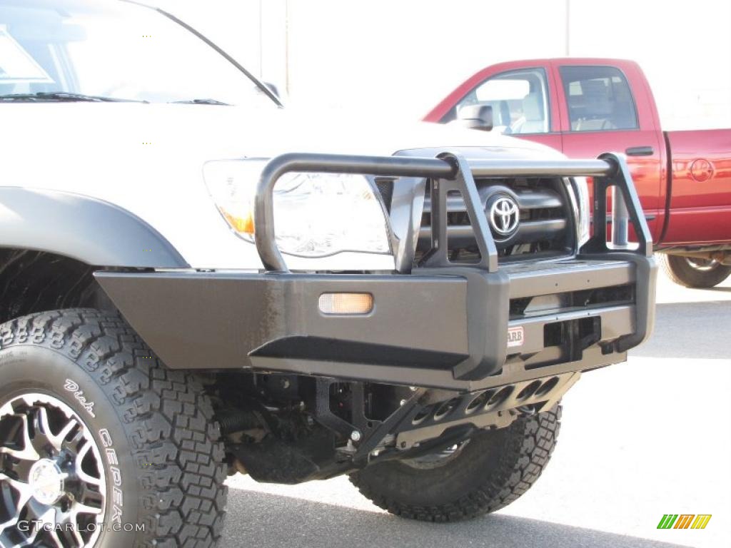 2008 Tacoma V6 SR5 Double Cab 4x4 - Super White / Graphite Gray photo #10