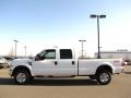 2008 Oxford White Ford F350 Super Duty XLT Crew Cab 4x4  photo #1