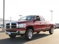 2007 Flame Red Dodge Ram 2500 Big Horn Edition Quad Cab 4x4  photo #8