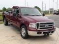 Dark Toreador Red Metallic - F250 Super Duty XLT SuperCab Photo No. 12
