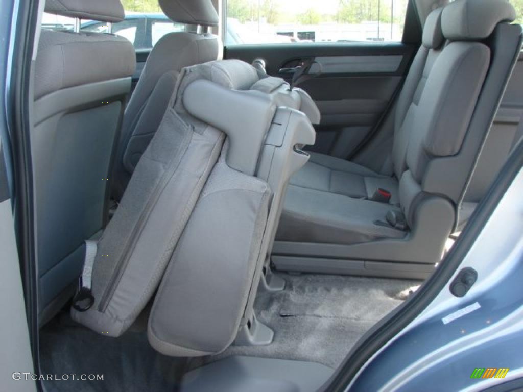 2008 CR-V LX 4WD - Glacier Blue Metallic / Black photo #8