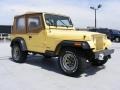1992 Malibu Yellow Jeep Wrangler S 4x4  photo #3