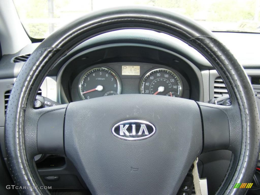 2008 Rio LX Sedan - Polar Blue / Gray photo #10