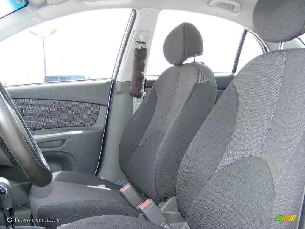 2008 Rio LX Sedan - Polar Blue / Gray photo #14
