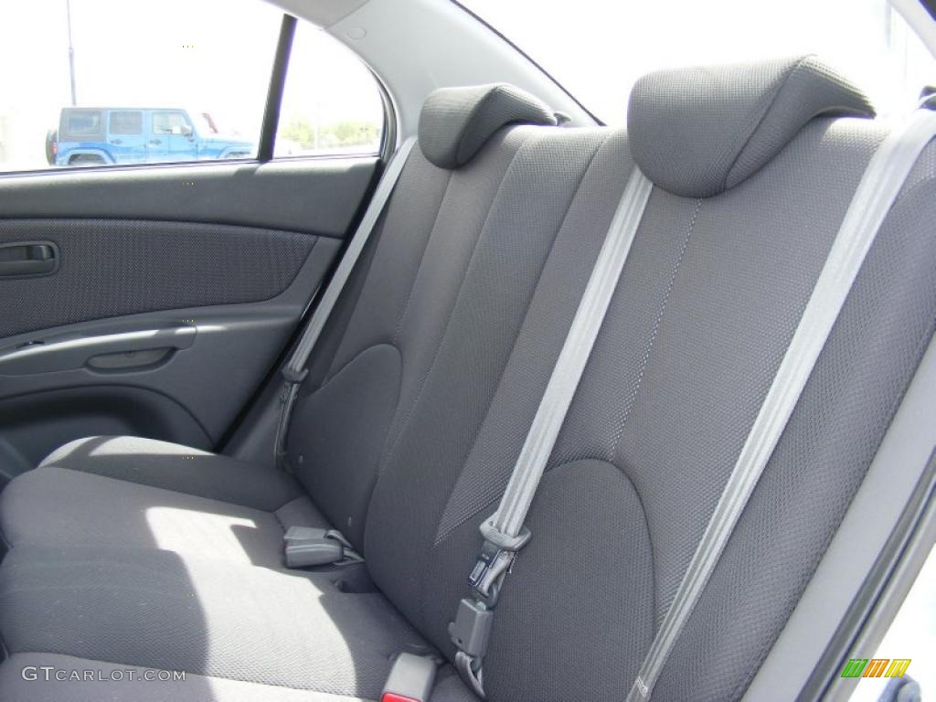 2008 Rio LX Sedan - Polar Blue / Gray photo #16