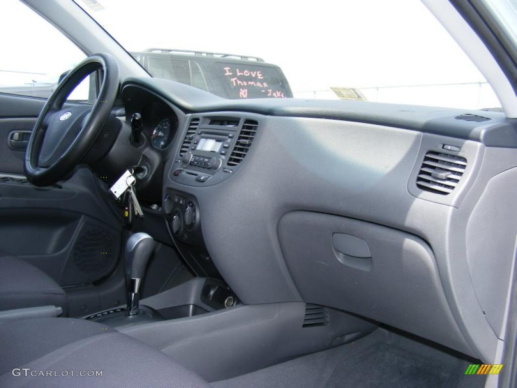2008 Rio LX Sedan - Polar Blue / Gray photo #17