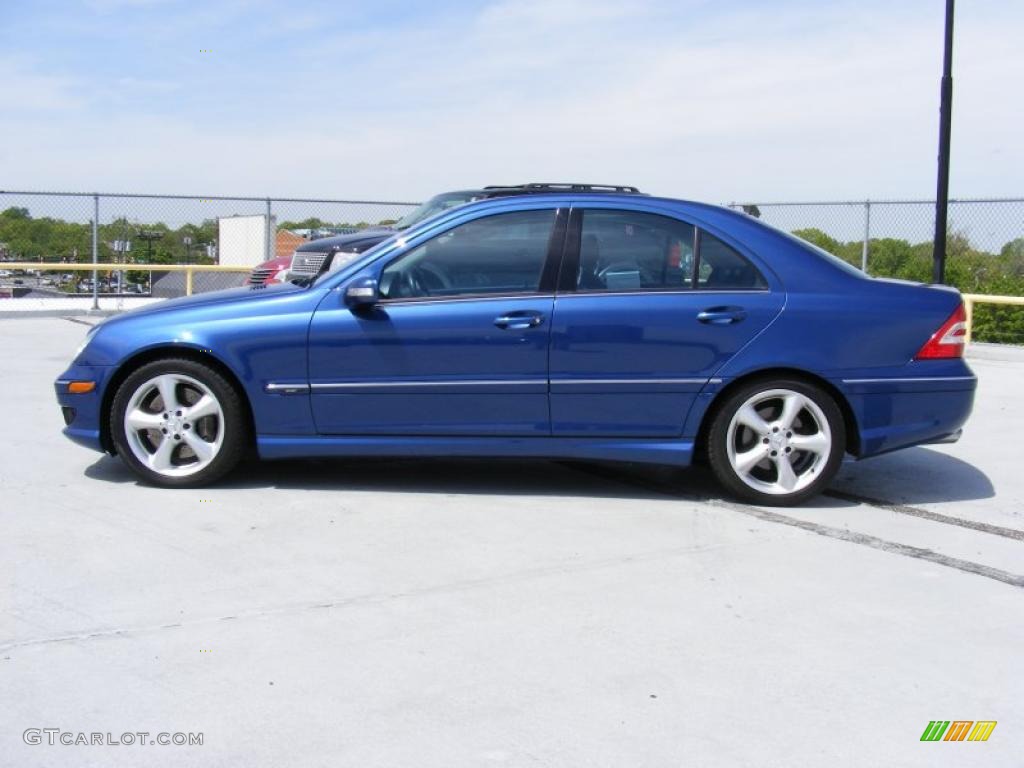 Orion Blue Metallic 2005 Mercedes-Benz C 230 Kompressor Sedan Exterior Photo #28871589