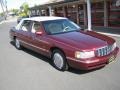 1998 Dark Cherry Metallic Cadillac DeVille Sedan  photo #2