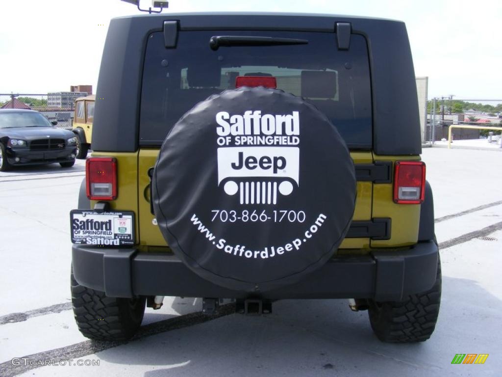 2007 Wrangler X 4x4 - Rescue Green Metallic / Dark Slate Gray/Medium Slate Gray photo #6