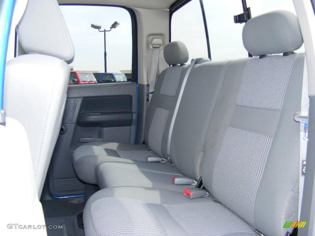 2007 Ram 1500 SLT Quad Cab 4x4 - Electric Blue Pearl / Medium Slate Gray photo #15