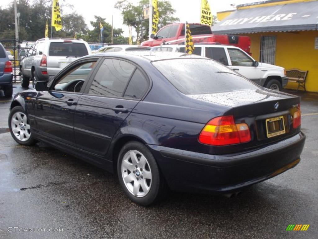 2002 3 Series 325i Sedan - Orient Blue Metallic / Sand photo #4