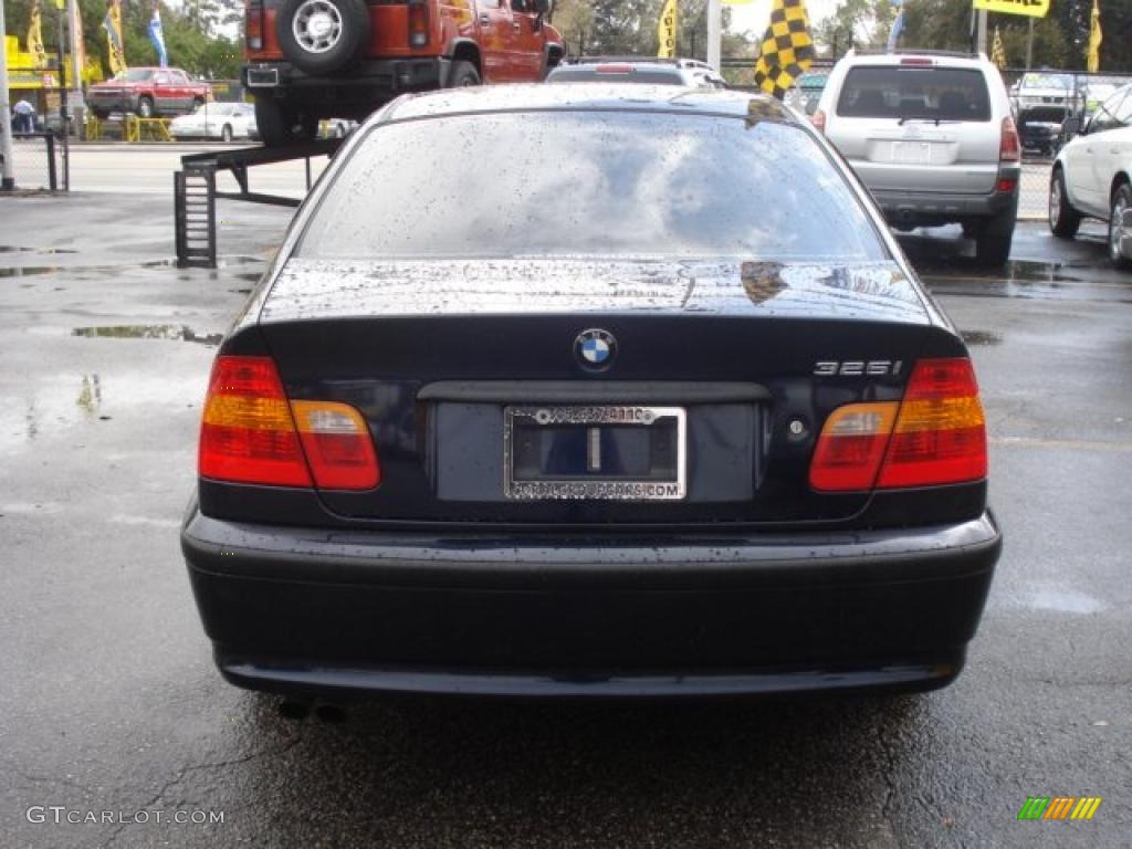 2002 3 Series 325i Sedan - Orient Blue Metallic / Sand photo #5