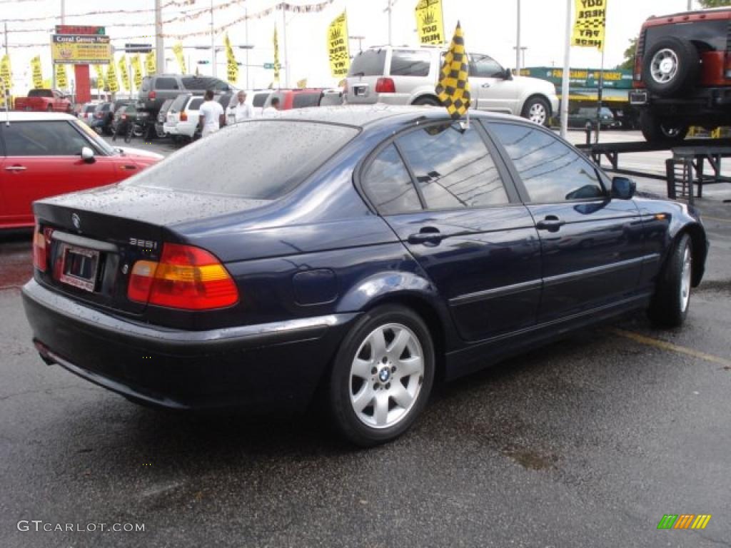 2002 3 Series 325i Sedan - Orient Blue Metallic / Sand photo #6