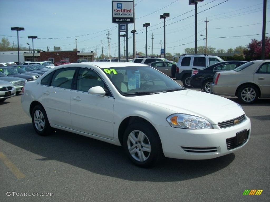 2007 Impala LS - White / Gray photo #1