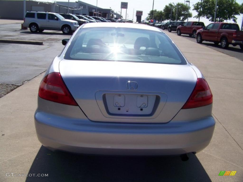 2003 Accord EX Coupe - Satin Silver Metallic / Black photo #5