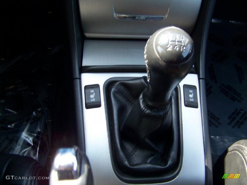 2003 Accord EX Coupe - Satin Silver Metallic / Black photo #12