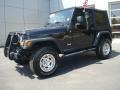 2004 Black Jeep Wrangler X 4x4  photo #2