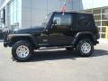 2004 Black Jeep Wrangler X 4x4  photo #3