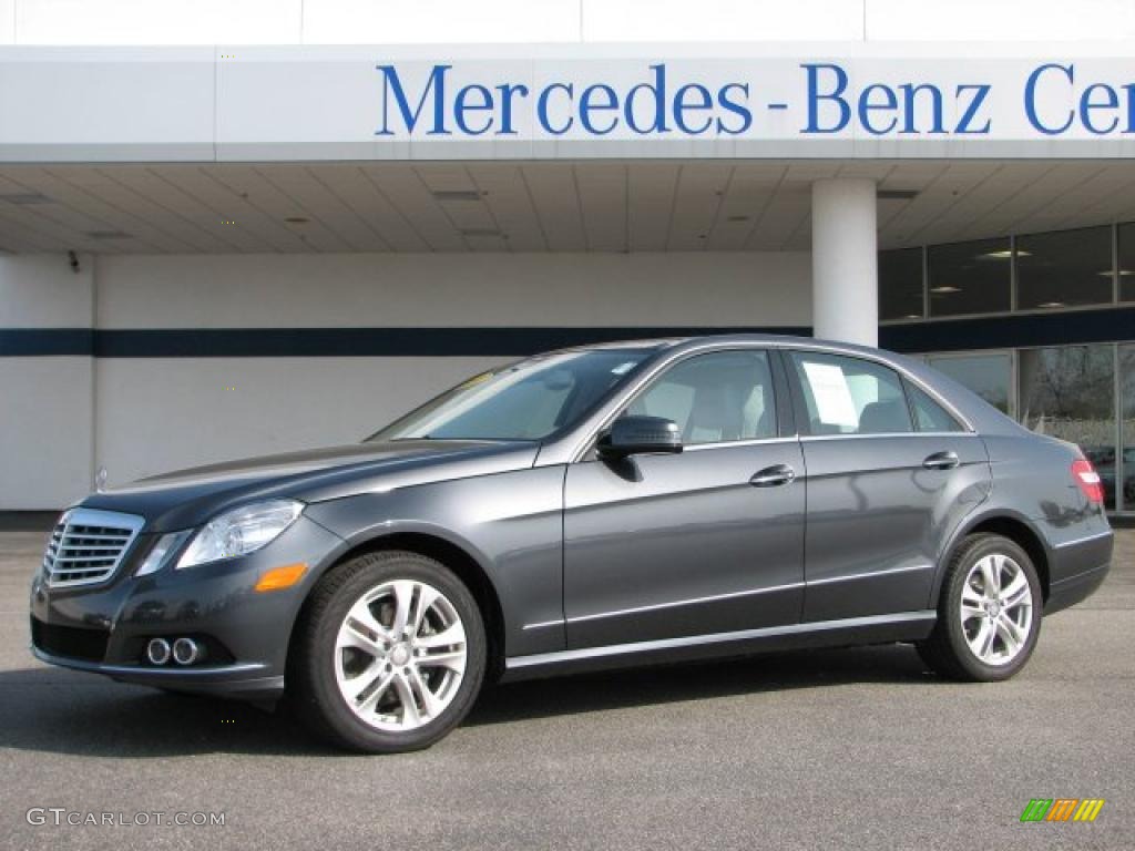 2010 E 350 4Matic Sedan - Steel Grey Metallic / Ash Gray photo #1