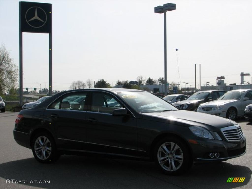 2010 E 350 4Matic Sedan - Steel Grey Metallic / Ash Gray photo #3