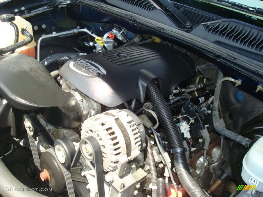 2005 Silverado 1500 LS Crew Cab - Dark Blue Metallic / Medium Gray photo #24