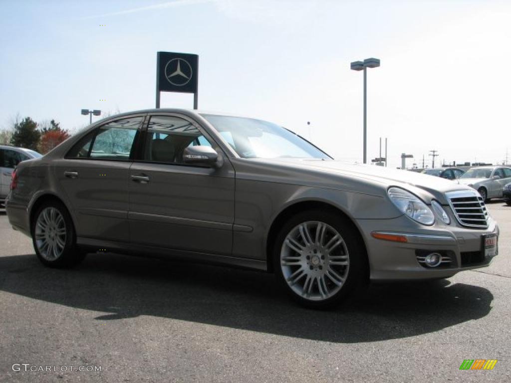 2008 E 350 4Matic Sedan - Pewter Metallic / Ash photo #3